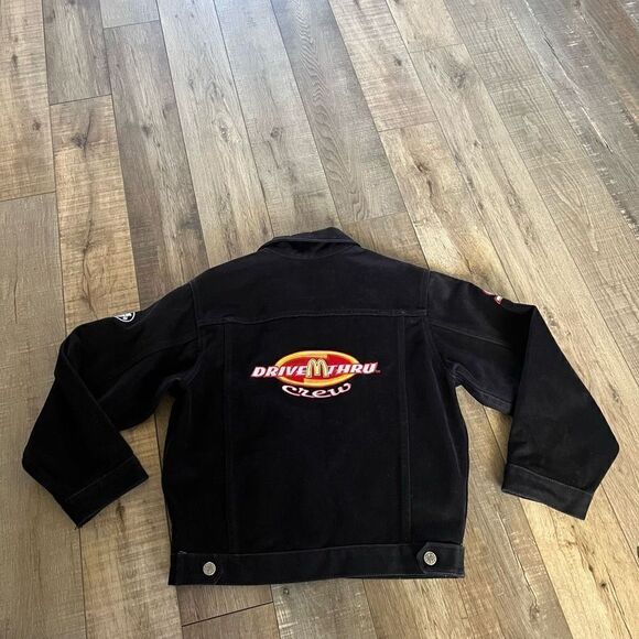 JH design boys demin black jacket size 12 - Picture 2 of 6